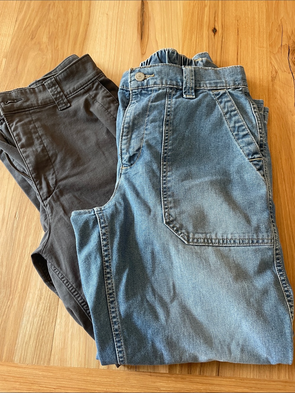 Old Navy Blue Denim and Grey Pants Bundle